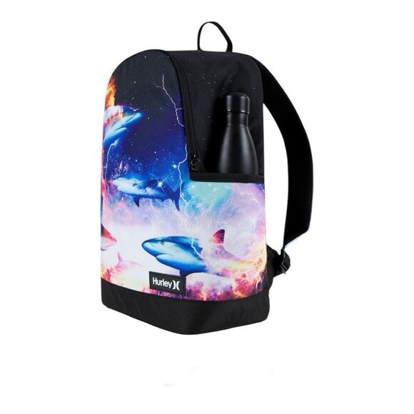 Hurley Graphic Backpack- Electric Shark - Picture 3 of 8